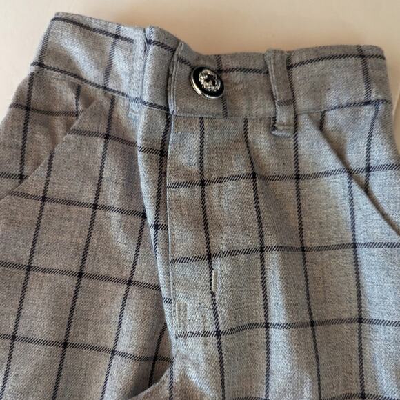 Vintage Gray Plaid Kids Matching Set - Picture 3 of 5